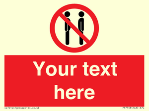 Custom prohibition not face to face